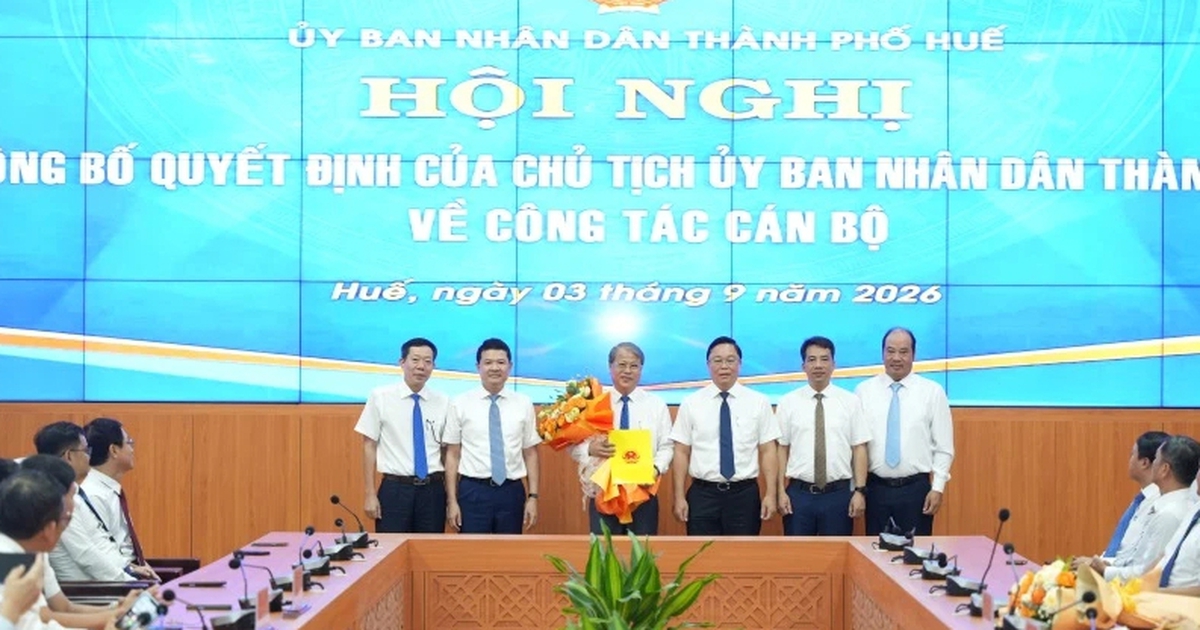 Thành phố Huế tiếp nhận nhân sự từ Đà Nẵng