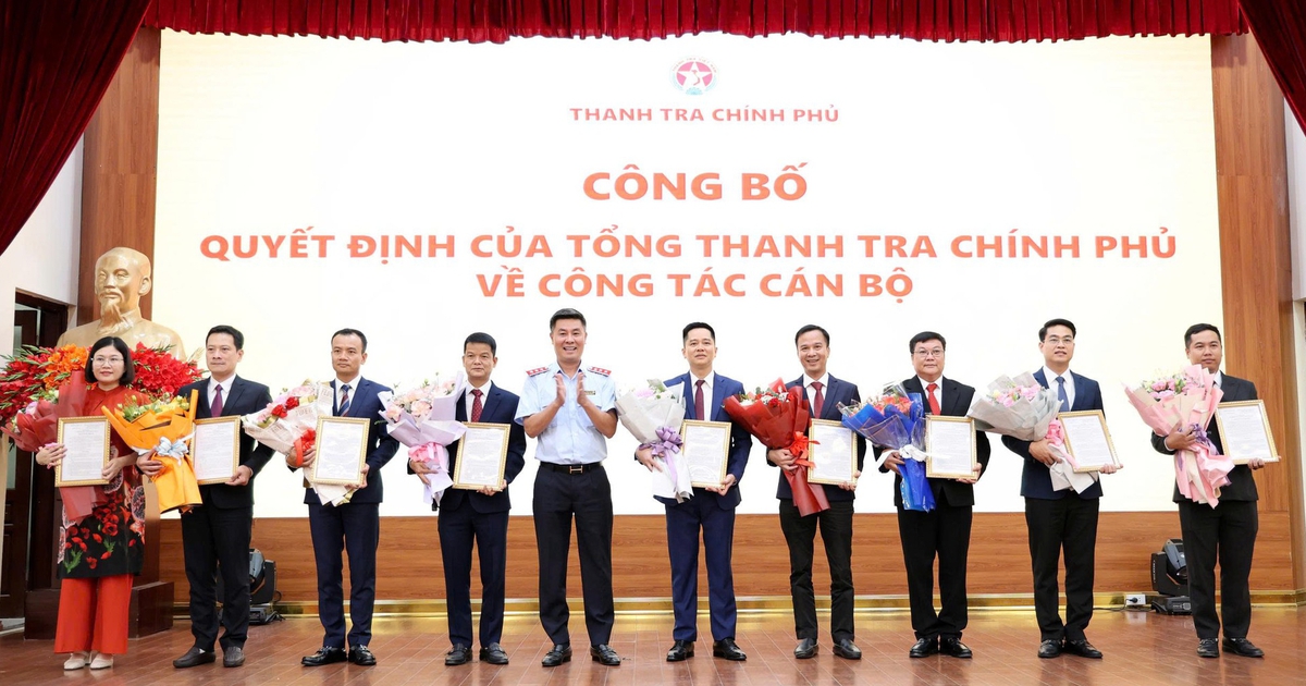 9 sĩ quan công an được biệt phái đến Thanh tra Chính phủ
