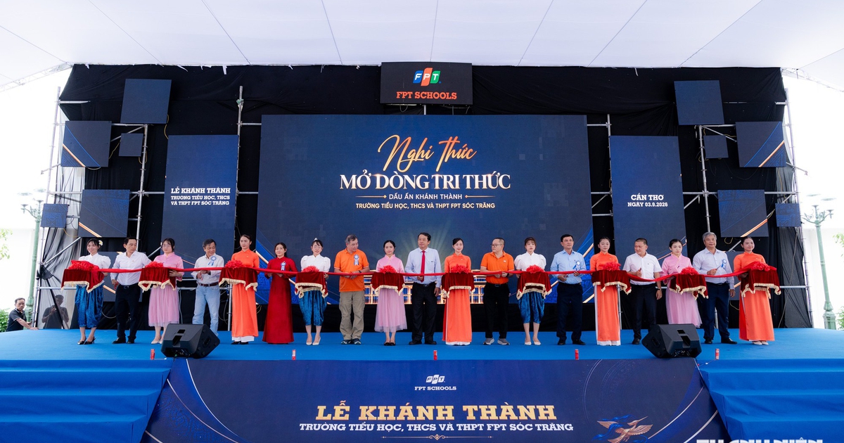 Kh&aacute;nh th&agrave;nh trường li&ecirc;n cấp quy m&ocirc; đ&agrave;o tạo hơn 2.000 học sinh tại Cần Thơ