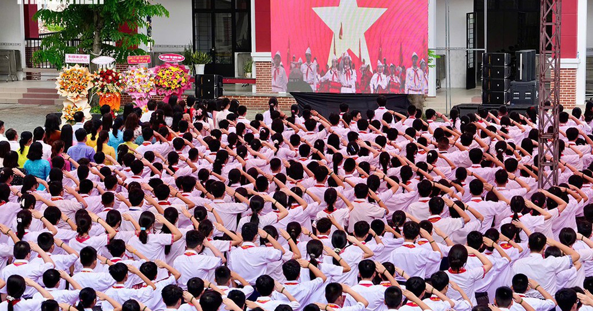 Học sinh cả nước dự chung lễ khai giảng trực tuyến
