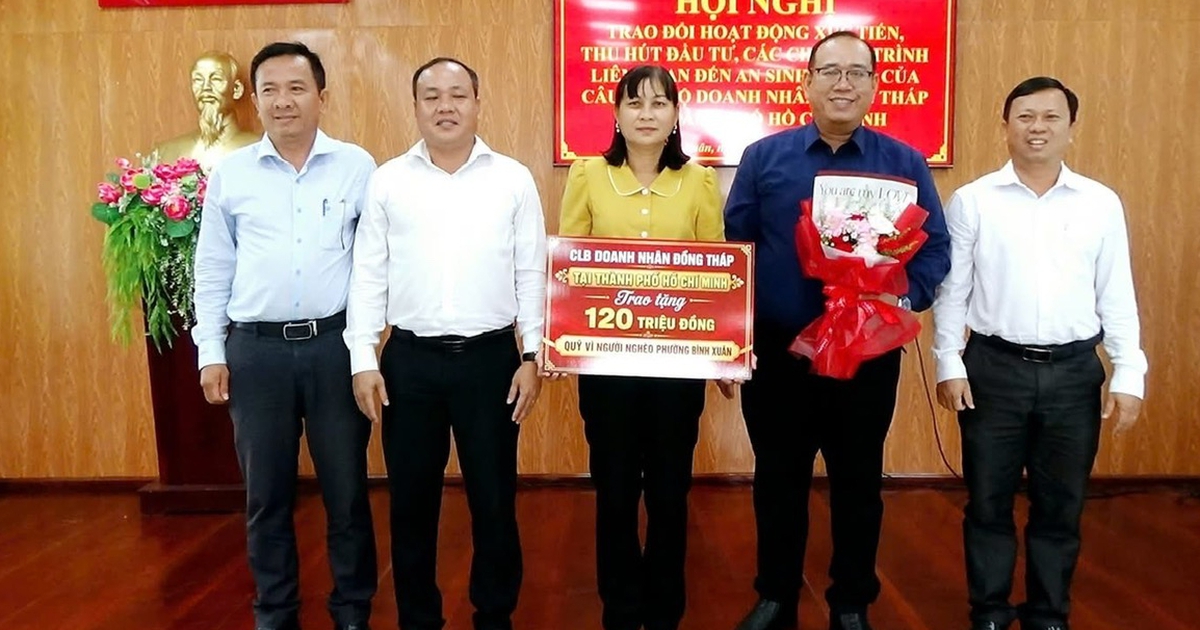 Doanh nhân Đồng Tháp tại TP.HCM tìm hiểu cơ hội đầu tư tại quê hương
