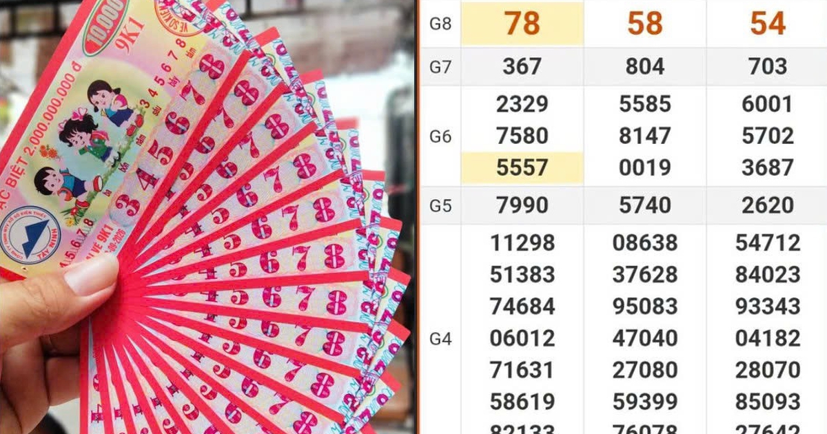Nhờ d&atilde;y số đẹp 345678, nhiều người may mắn tr&uacute;ng xổ số miền Nam