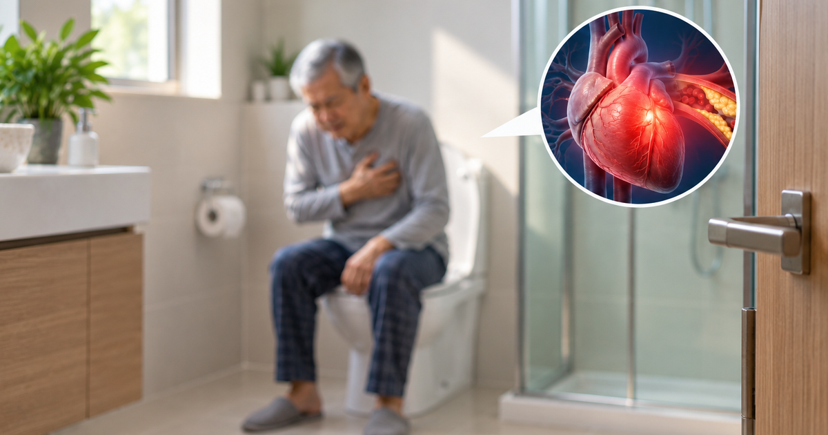 Đau tim khi đi vệ sinh: Bác sĩ cảnh báo thói quen nhiều người mắc