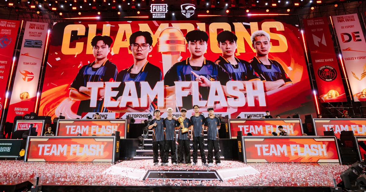 Team Flash vô địch giải đấu PUBG Mobile Pro League Vietnam 2026