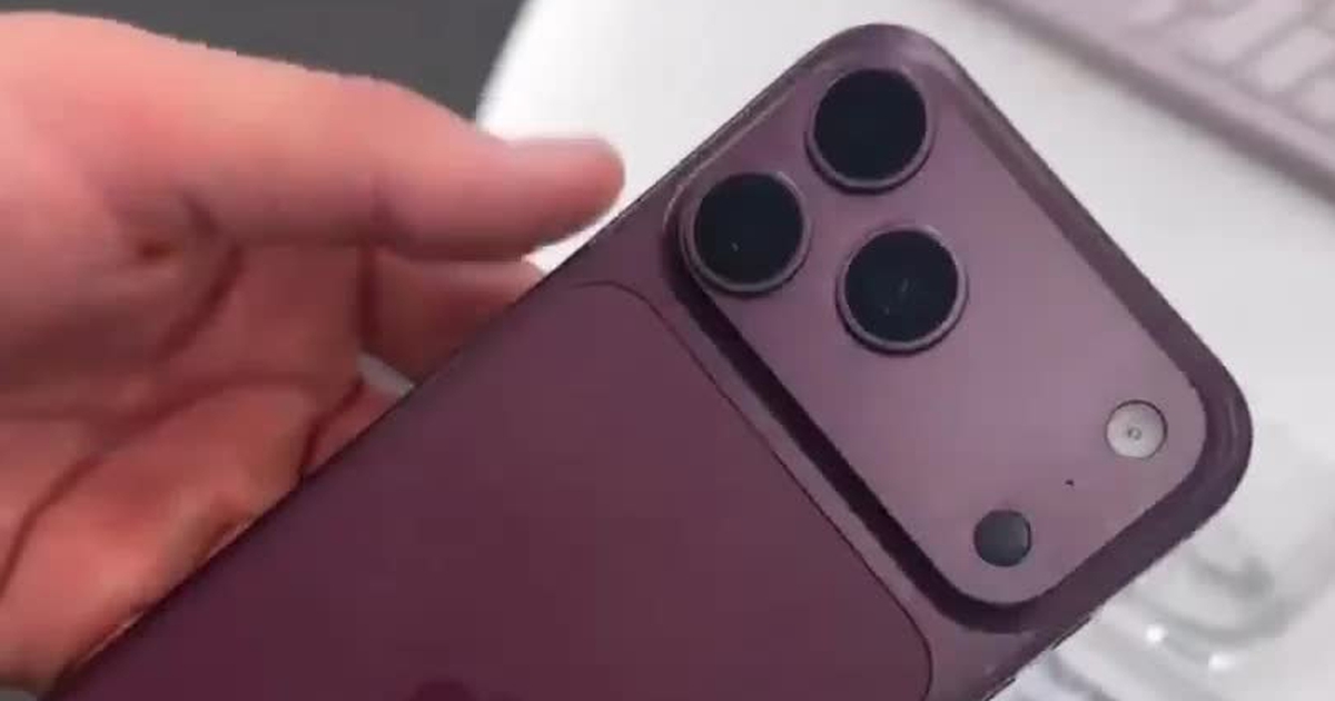 iPhone 18 Pro Max bất ngờ lộ diện trước ngày ra mắt