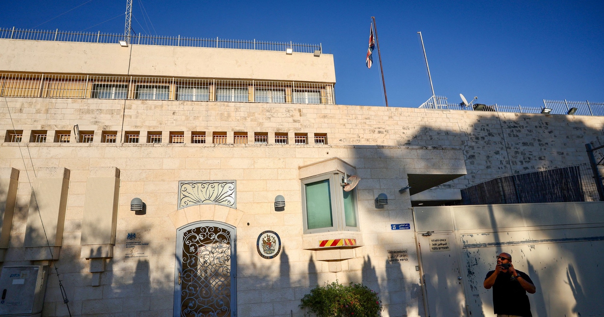 Israel y&ecirc;u cầu Tổng l&atilde;nh sự qu&aacute;n Anh tại Jerusalem đ&oacute;ng cửa