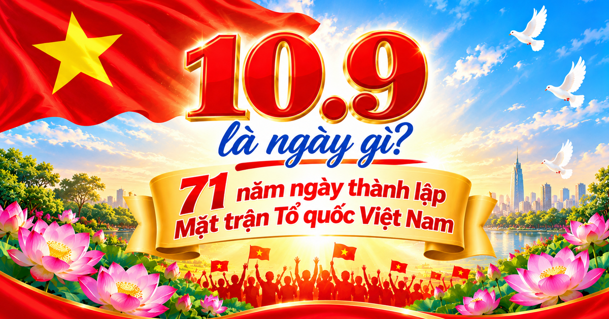 H&ocirc;m nay 10.9 kỷ niệm 71 năm ng&agrave;y th&agrave;nh lập Mặt trận Tổ quốc Việt Nam