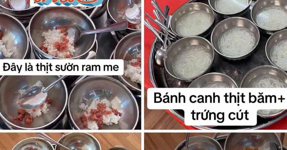 Suất ăn của trẻ bị phản &aacute;nh sơ s&agrave;i, x&atilde; kiểm tra trường mầm non