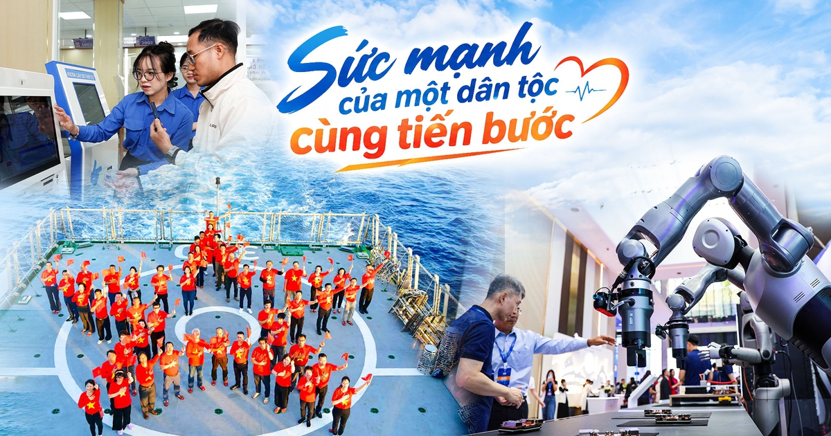 Sức mạnh của một d&acirc;n tộc c&ugrave;ng tiến bước