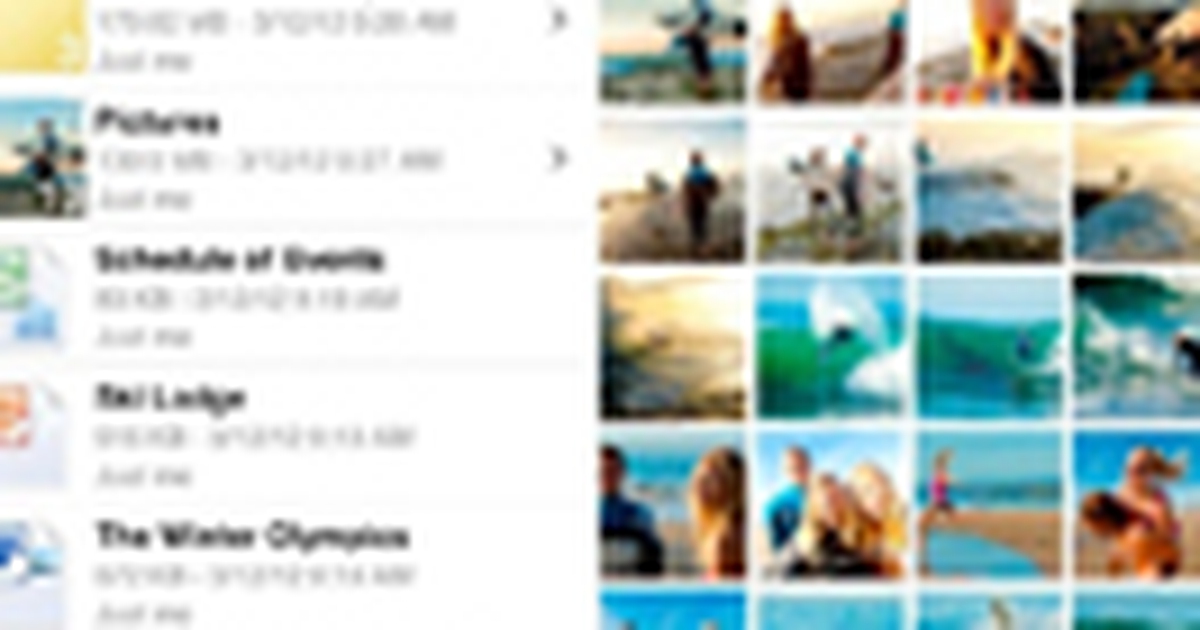 SkyDrive trên iOS đã hỗ trợ màn hình Retina