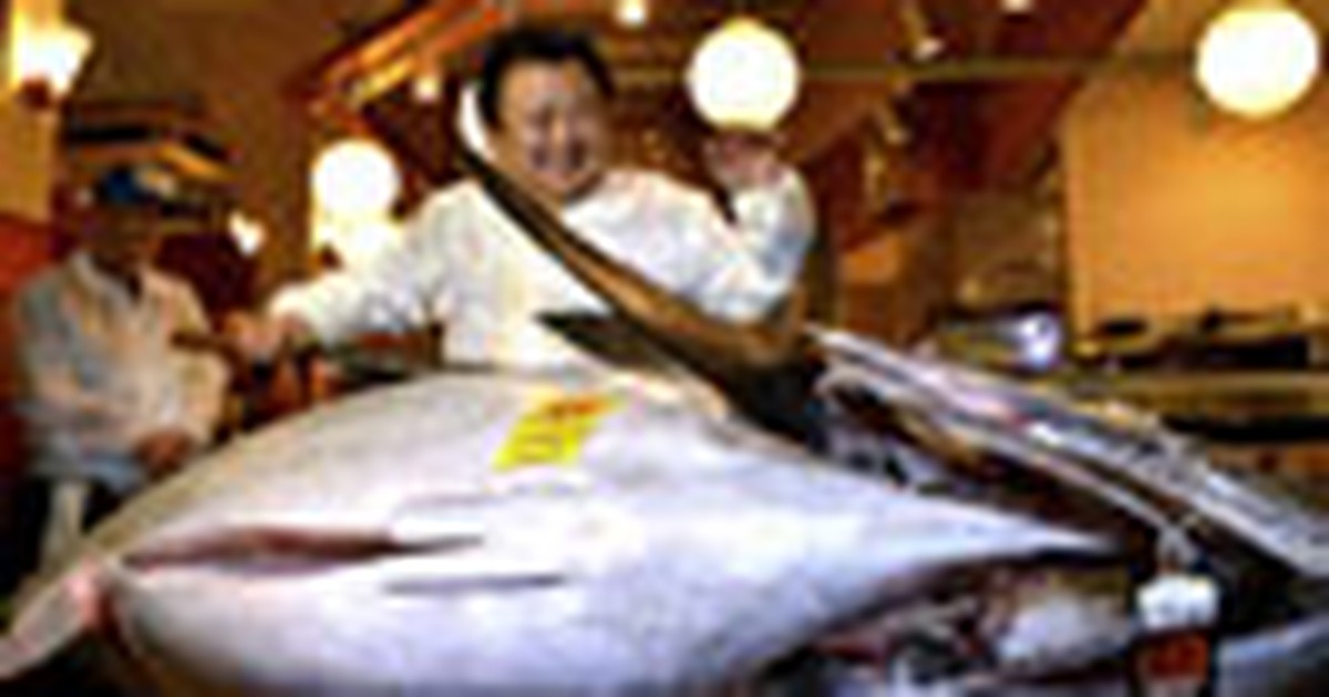 Một con cá ngừ ở Nhật có giá 1,8 triệu USD