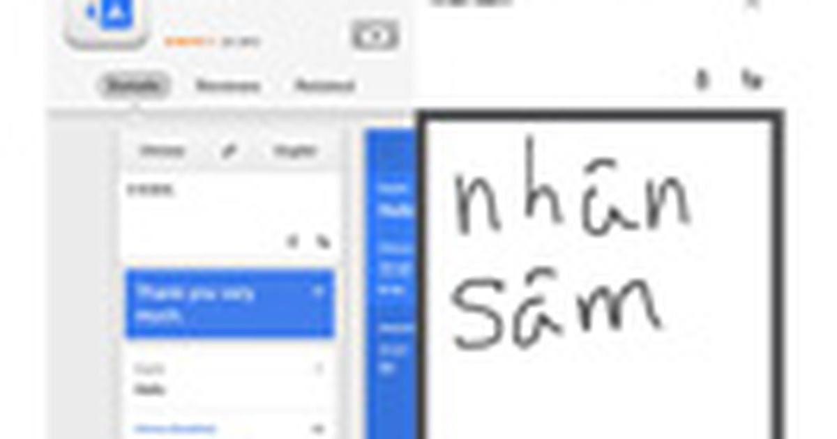 Google Translate trên iOS hỗ trợ phiên dịch chữ viết tay