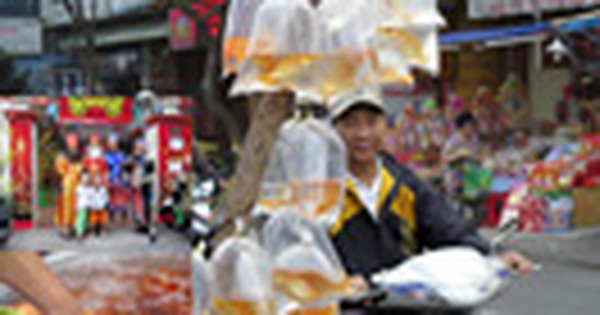 Người Sài Gòn tất bật đi chợ tết đưa ông Táo