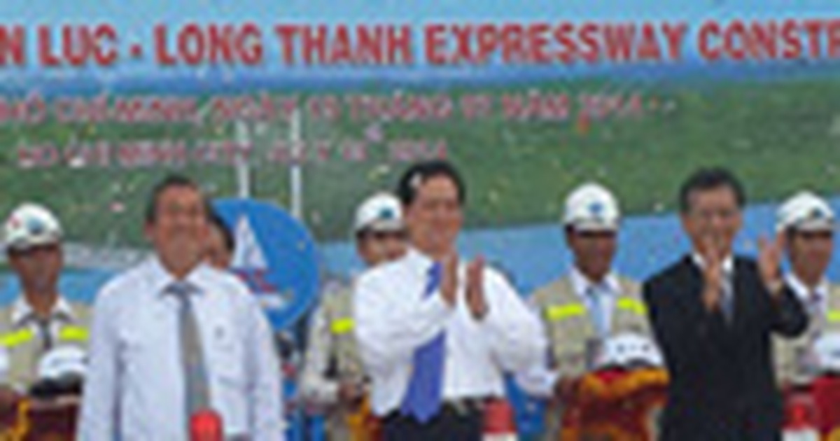 Khởi công đường cao tốc Bến Lức - Long Thành