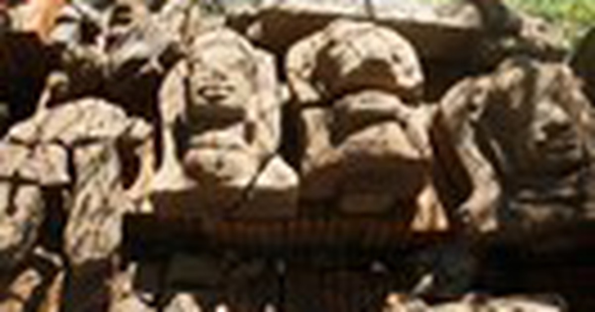 Phát hiện nhiều hiện vật ở phế tích tháp Chăm Đà Nẵng