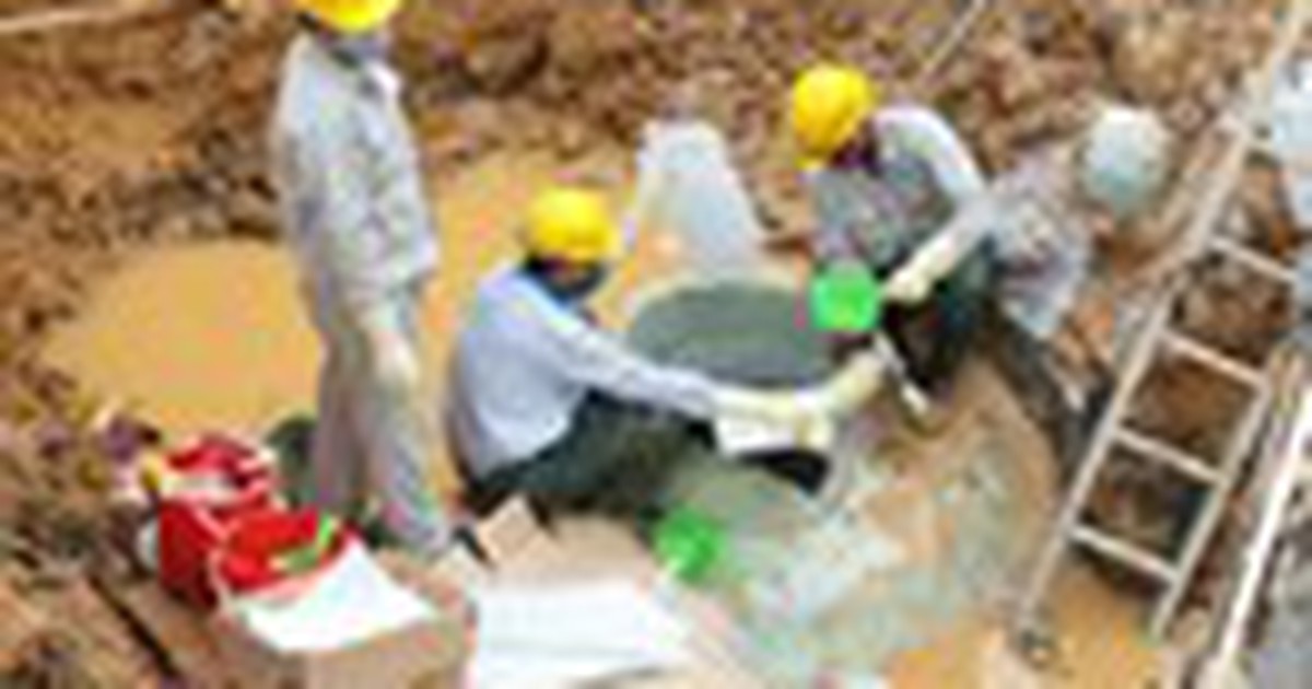 Vinaconex vẫn được làm đường ống nước sạch sông Đà 2