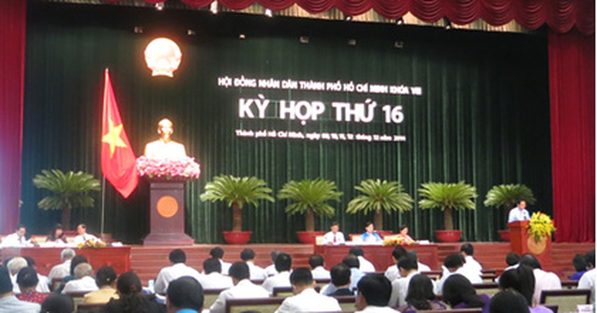 HĐND TP.HCM lấy phiếu tín nhiệm 18 chức danh lãnh đạo