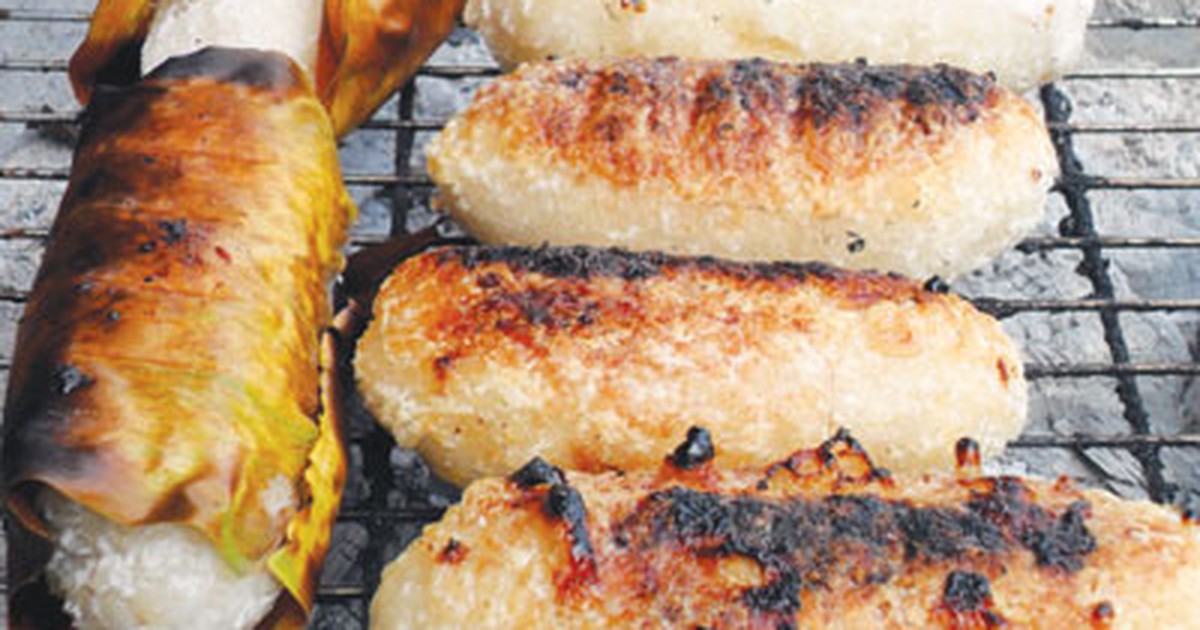 “Bánh” chuối nướng thơm hương dừa và nếp