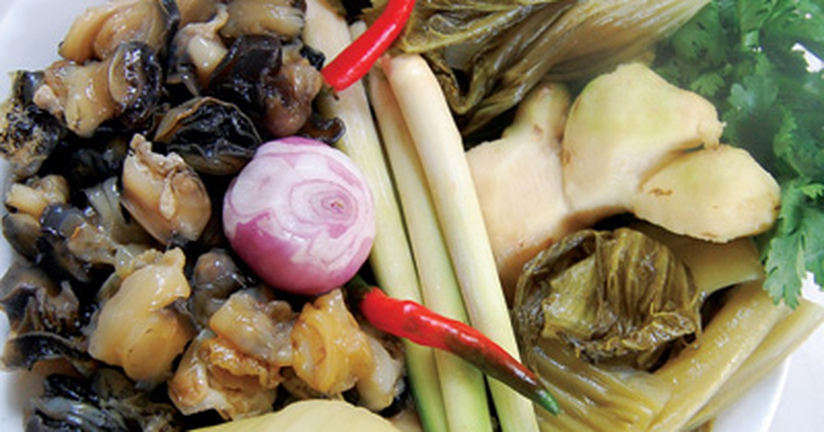 Xuýt xoa ốc xào dưa cải