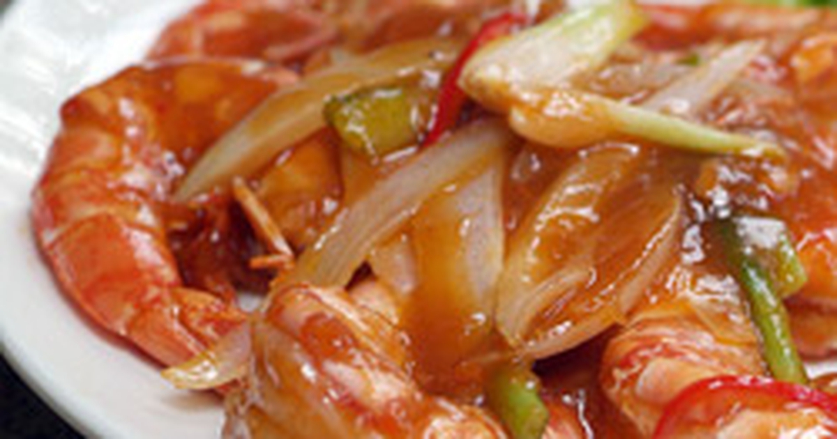 Quyến rũ tôm sú rang me