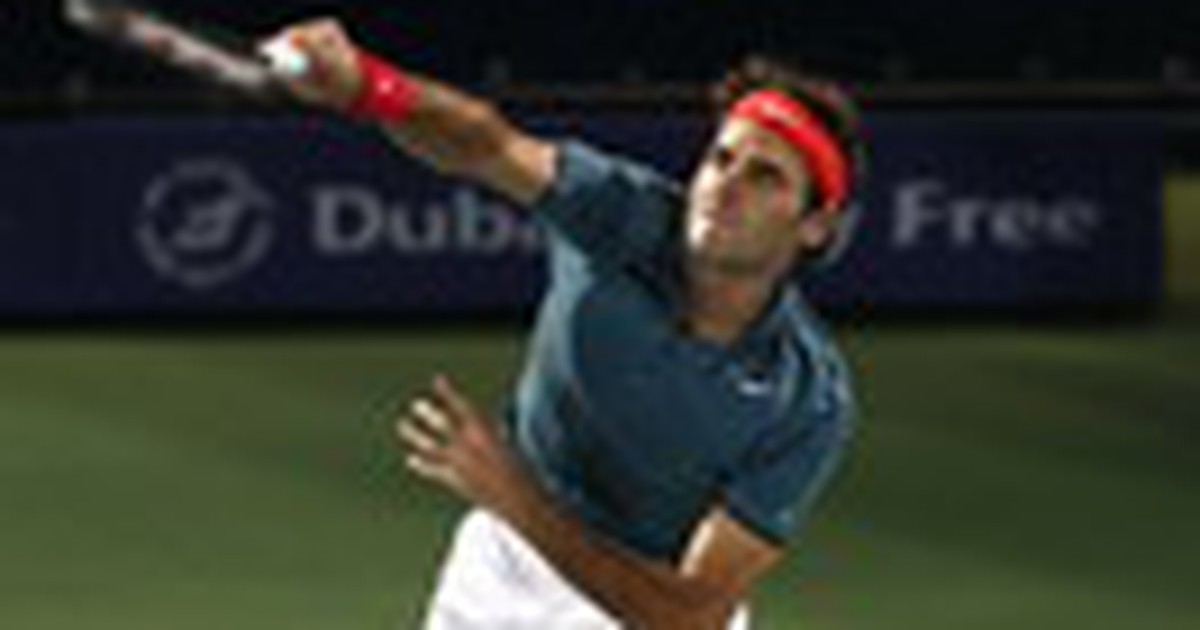 Federer dễ dàng vượt qua vòng 1 giải Dubai