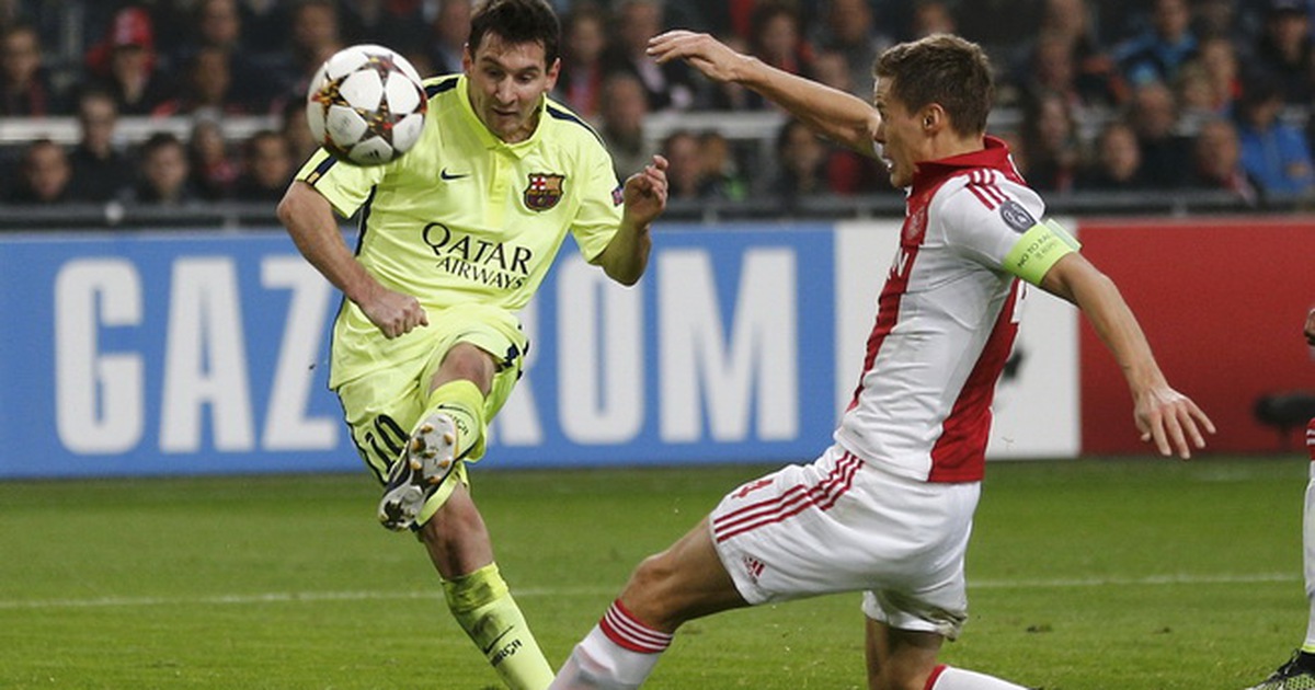 Messi san bằng kỷ lục ghi bàn ở Champions League