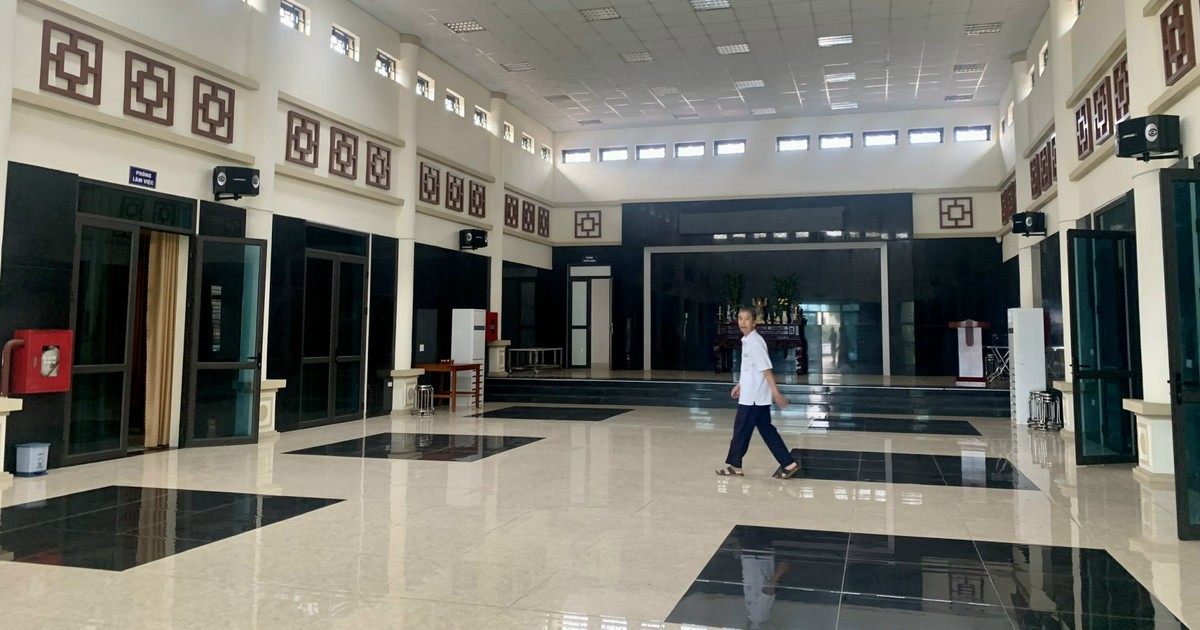 Nhà tang lễ TP.Thái Nguyên 31 tỉ đồng xây xong 'đắp chiếu'