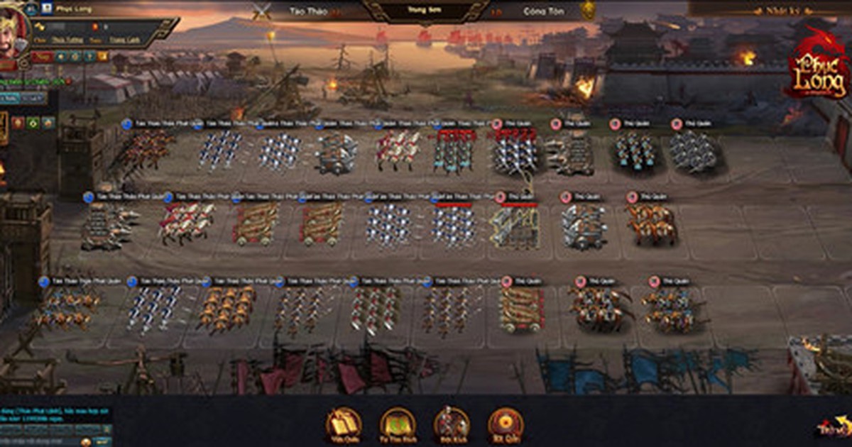 Thấy gì ở hình thức chiến đấu trong Phục Long – webgame cân não cao thủ