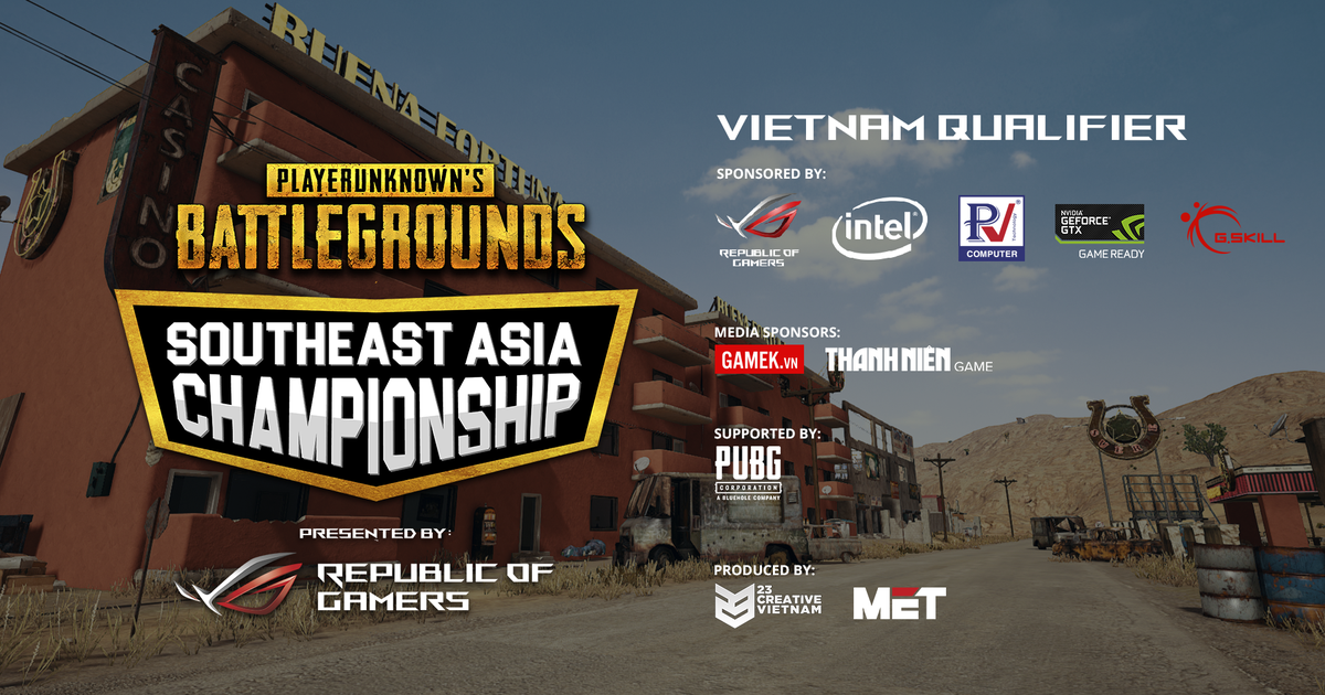 ASUS ROG và MET ra mắt giải PUBG thế giới lớn nhất tại Việt Nam