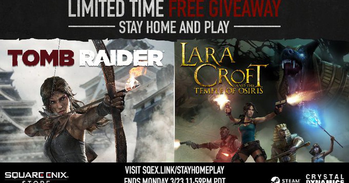 Tomb Raider được tặng miễn phí nhằm khuyến khích tinh thần chống dịch Covid-19