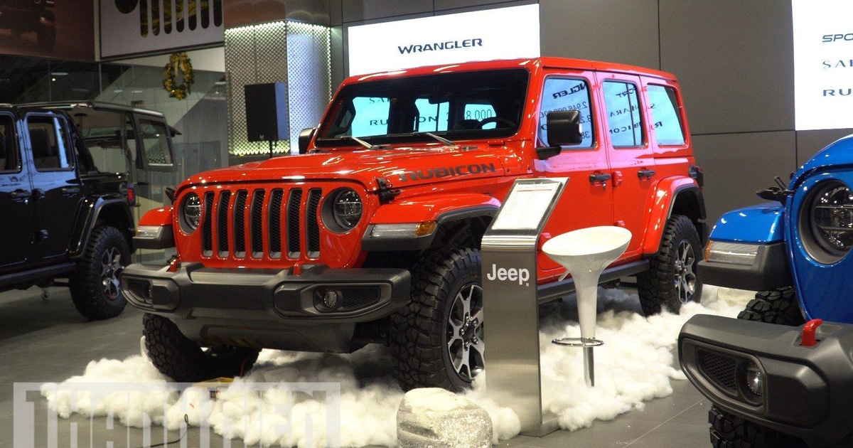 Jeep Wrangler tại Việt Nam tăng giá lên đến 162 triệu đồng