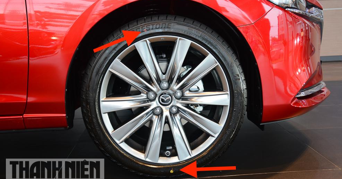 Giải mã những chấm vàng, đỏ xuất hiện trên thành lốp xe
