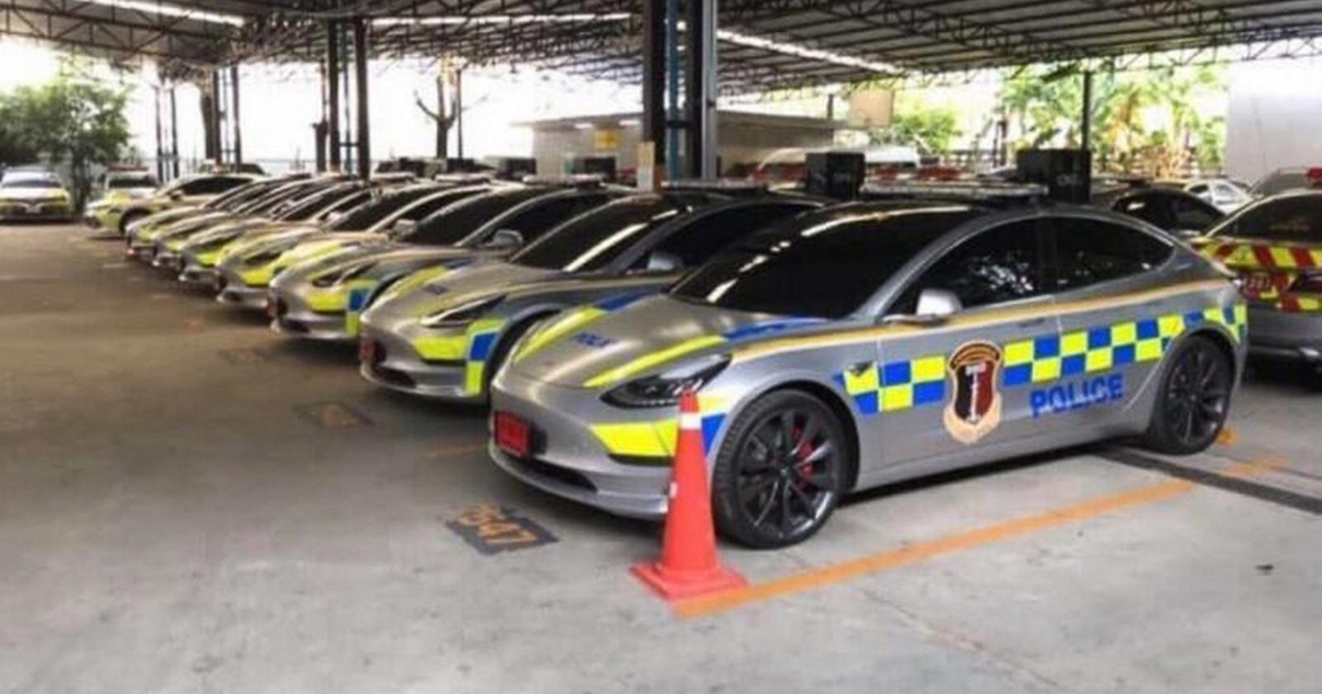 Cảnh sát Thái Lan thuê Tesla Model 3 làm xe tuần tra