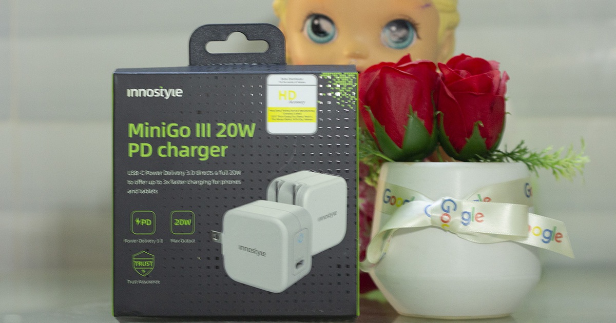 Innostyle MiniGo III 20W PD – Sạc nhanh cho các điện thoại chiến game tầm trung