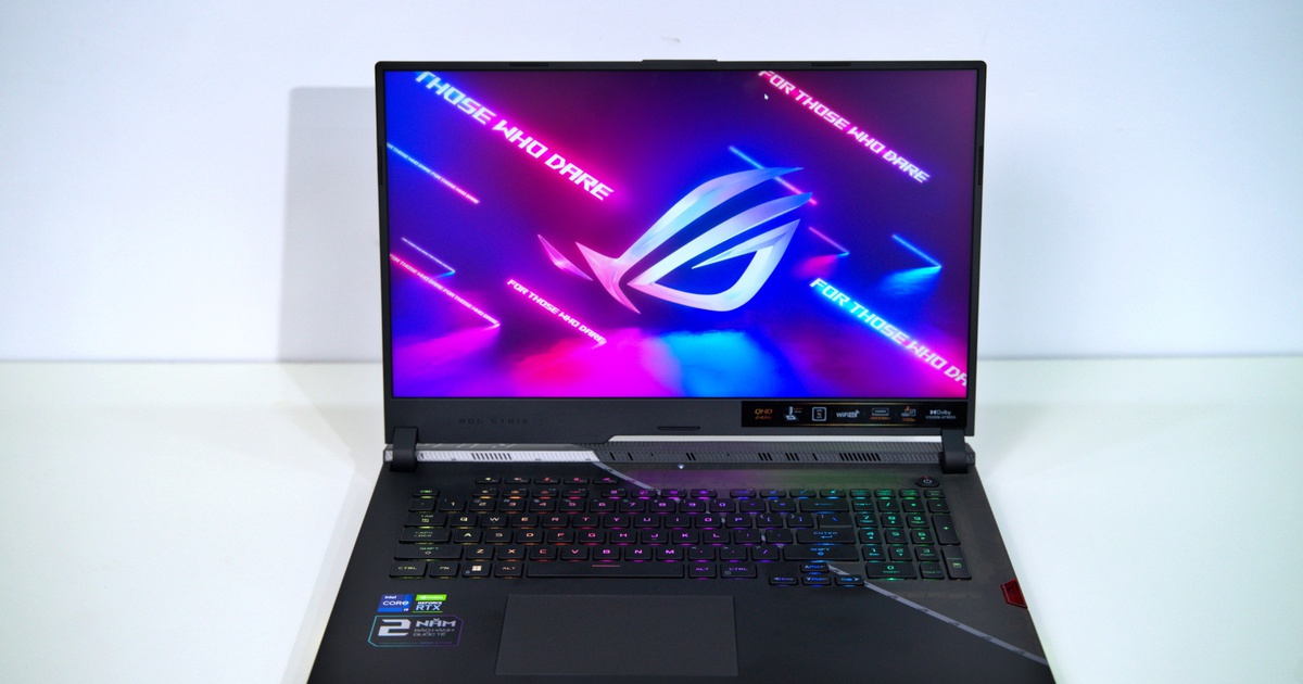 Laptop game ASUS ROG Strix SCAR 17 trang bị RTX 3080Ti đầu tiên về Việt Nam