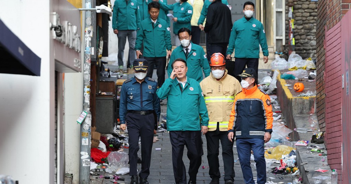 Hàn Quốc tuyên bố quốc tang sau vụ giẫm đạp 151 người chết ở Seoul