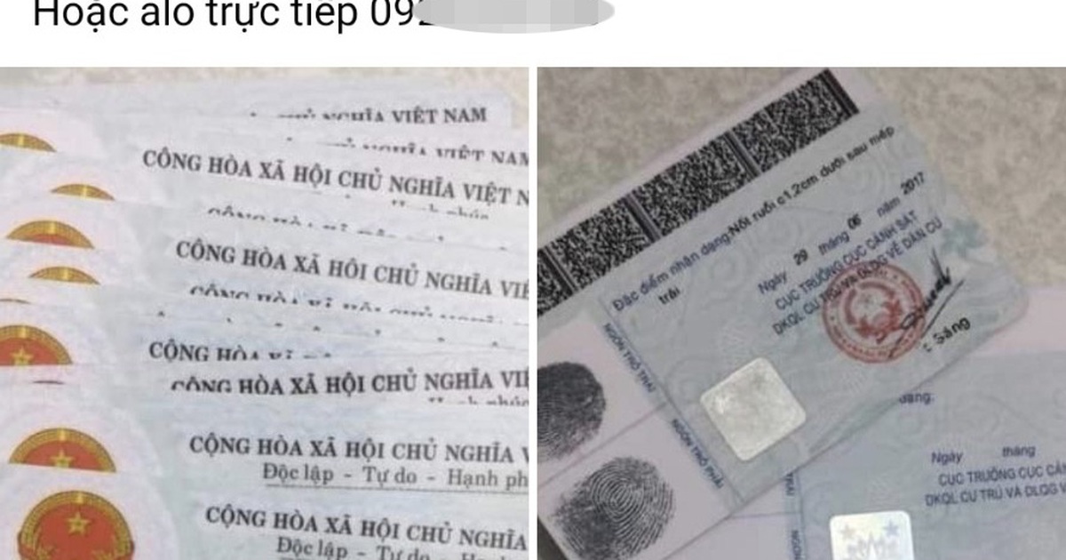 Cảnh báo tội phạm sử dụng CCCD giả để mở tài khoản ngân hàng dùng vào mục đích phạm tội