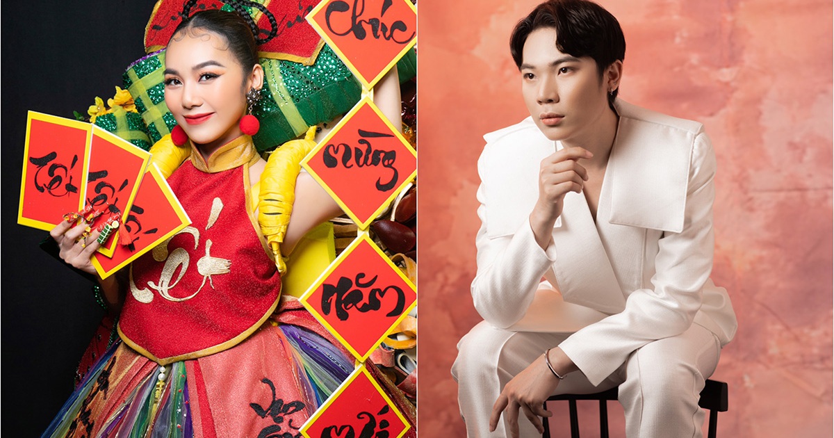 Trang phục lấy cảm hứng từ tết của NTK Trần Quốc Dũng khiến khán giả xúc động