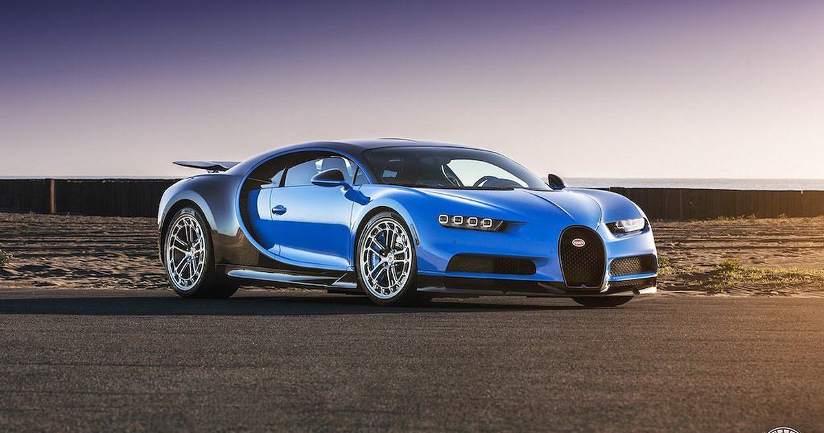 Bugatti Chiron đầu tiên trên thế giới độ mâm độc đáo