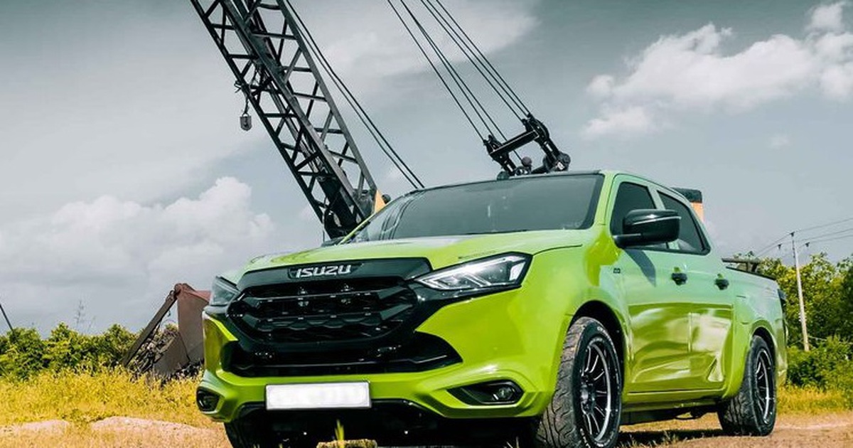 Isuzu D-Max 2021 hạ gầm trông như sedan tại Việt Nam