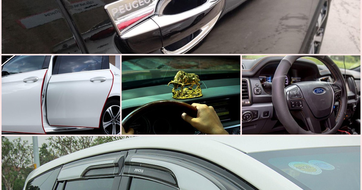 Những món 'đồ chơi' không nên gắn trên ô tô