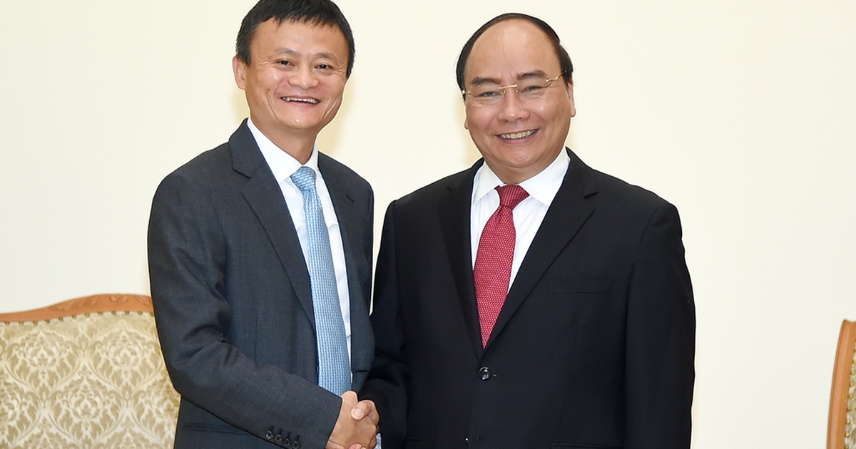 Thủ tướng mong tỉ phú Jack Ma giúp nông dân Việt Nam xuất khẩu hàng hóa
