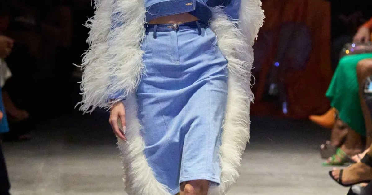 Trang phục, phụ kiện lông vũ đầy màu sắc trong BST Xuân Hè của Christian Cowan