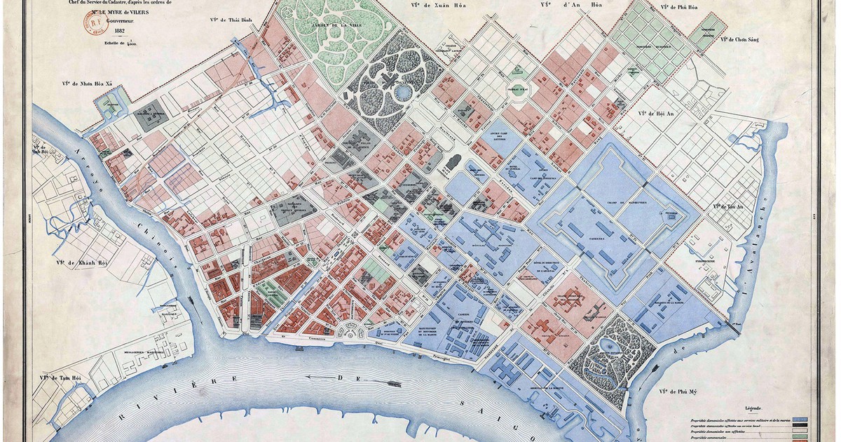 Bất ngờ ngắm Sài Gòn xưa qua các bản đồ cổ