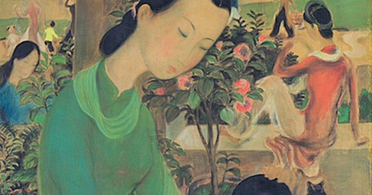 ‘Thiếu nữ choàng khăn’ của Lê Phổ có thể được đấu giá tới... 5 triệu USD?