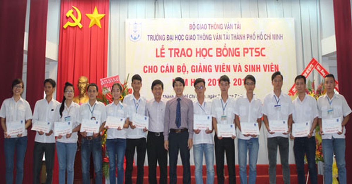 Trường ĐH Giao thông vận tải TP.HCM: Hàng ngàn học bổng dành cho sinh viên
