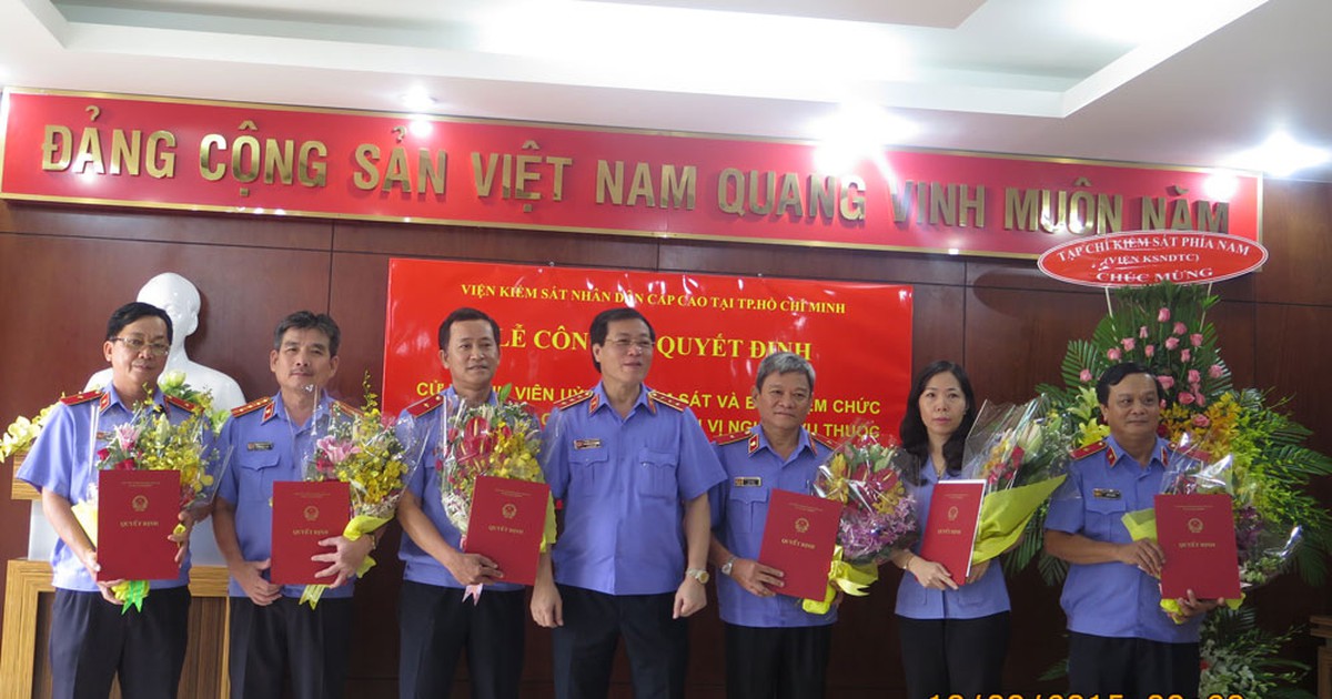 Viện KSND cấp cao tại TP.HCM bổ nhiệm lãnh đạo các viện nghiệp vụ