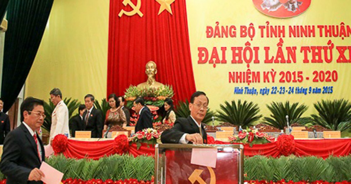 Bí thư Tỉnh ủy Ninh Thuận và Cà Mau tái đắc cử