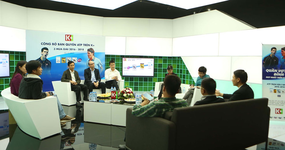 Thêm tennis ATP, K+ giữ vị thế đại gia bản quyền thể thao