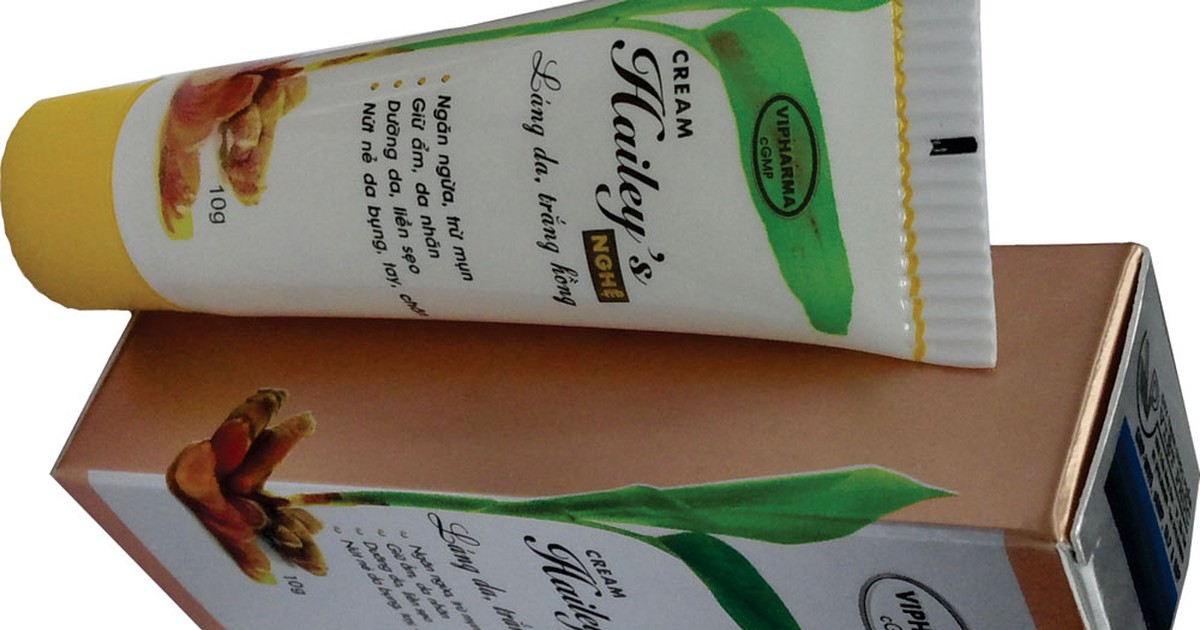 CREAM Hailey’s Nghệ láng da, trắng hồng với Nano Curcumin